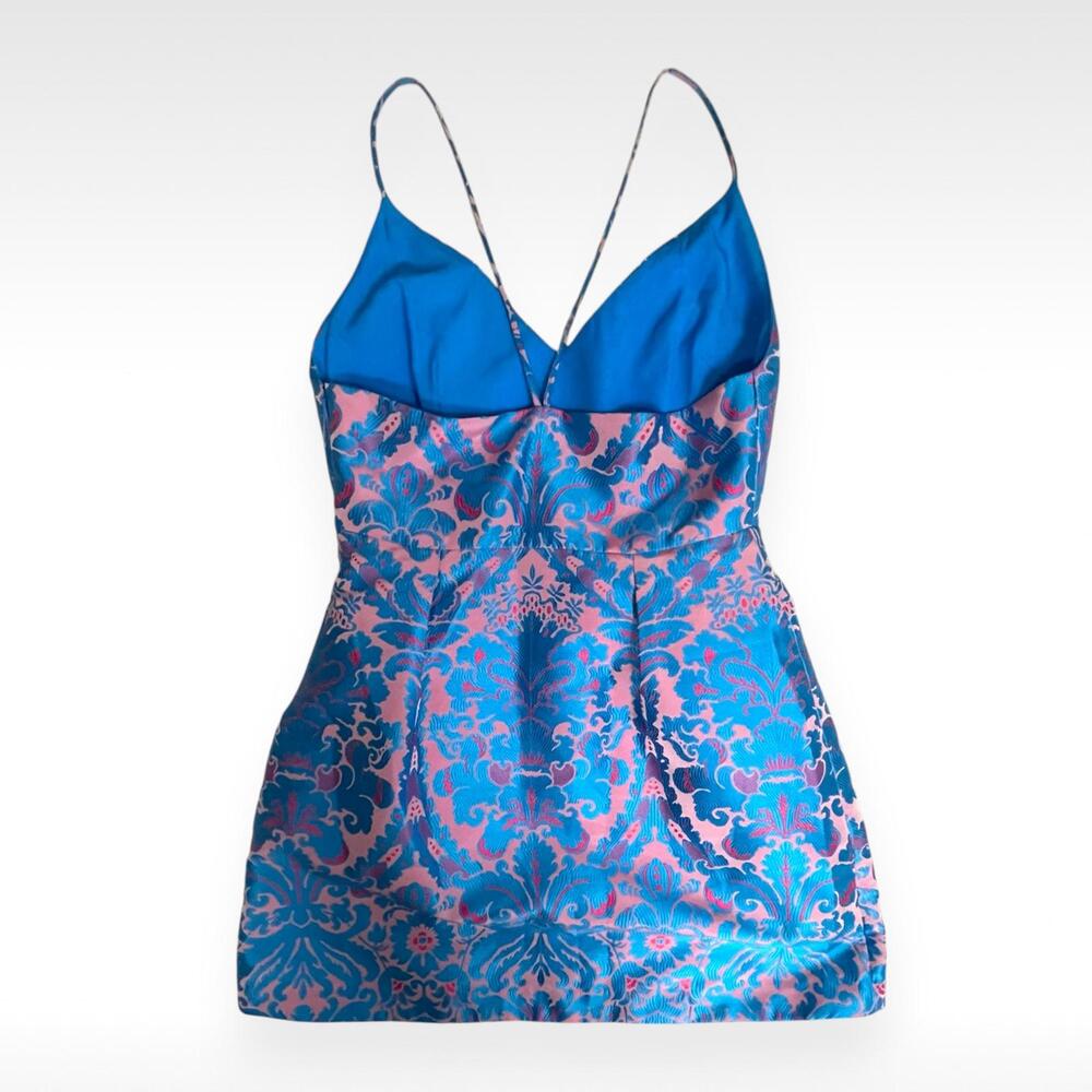 Free People Queen of Hearts Mini Dress | Jacquard | Party/Cocktail | Size 4 - Picture 2 of 9